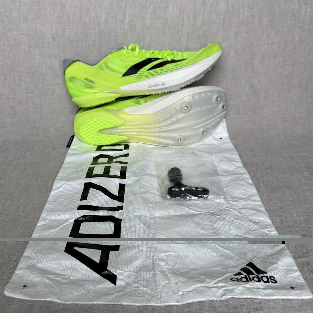 [MENS 11.5] Adidas Adizero Ambition Lucid Green Running Track & Field IH5798